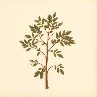Hancornia speciosa (Mangaba Rubber Tree) — botanical photograph