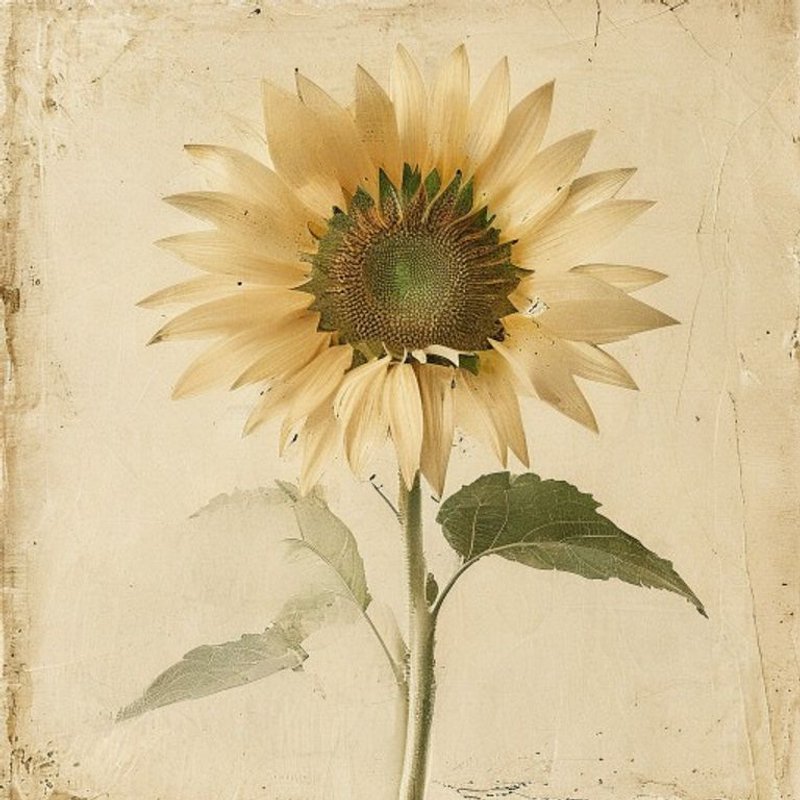 Helianthus annuus (Common Sunflower) — botanical photograph