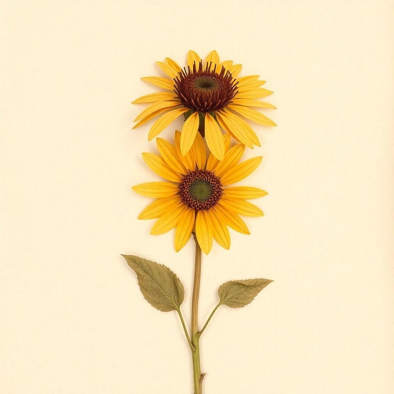 Helianthus laetiflorus (Showy Sunflower) — botanical photograph