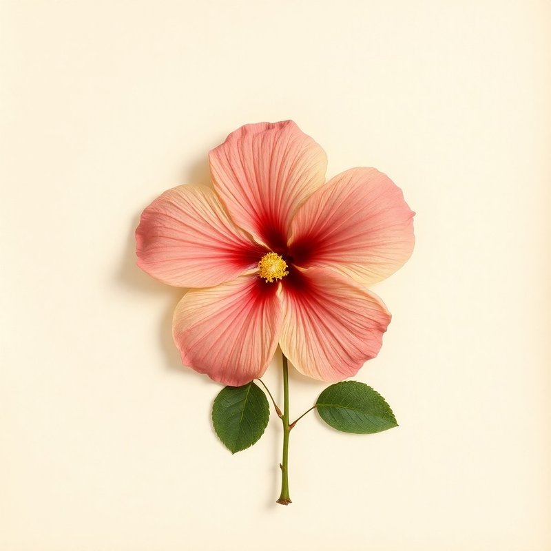 Hibiscus heterophyllus (Native Rosella) — botanical photograph