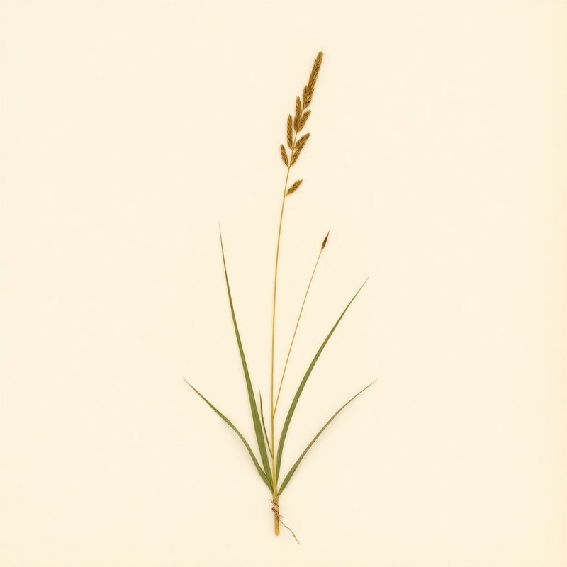 Hierochloe odorata (Holy Grass) — botanical photograph