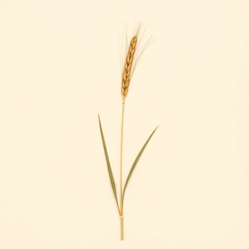 Hordeum distichon (Two-Rowed Barley) — botanical photograph
