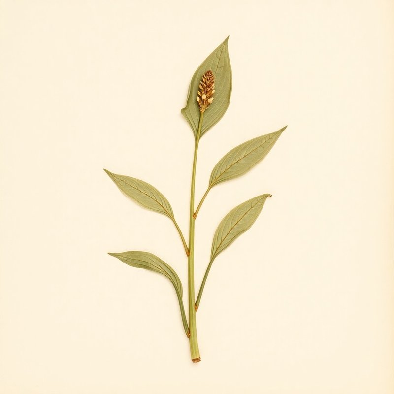 Hosta longissima (Swamp Hosta) — botanical photograph