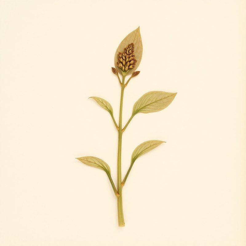 Hosta rectifolia (Hosta rectifolia) — botanical photograph