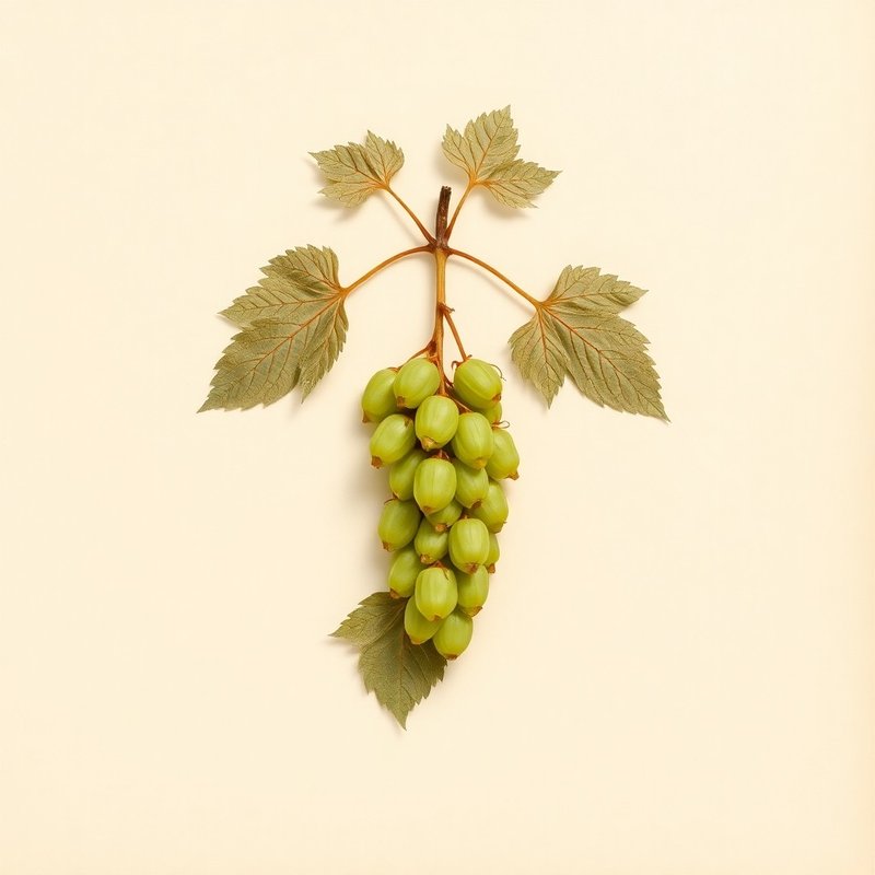 Humulus japonicus (Japanese Hop) — botanical photograph