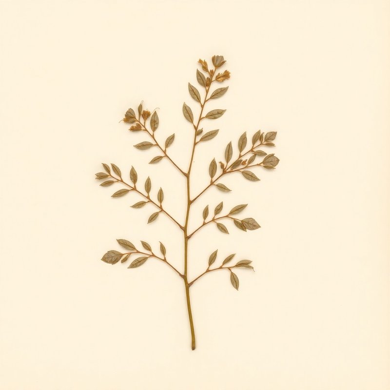 Ilex pedunculosa (Ilex pedunculosa) — botanical photograph
