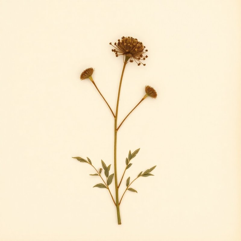Inula britannica chinensis (Xuan Fu Hua) — botanical photograph