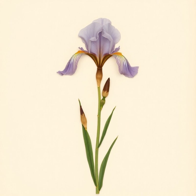 Iris setosa (Beachhead Iris) — botanical photograph