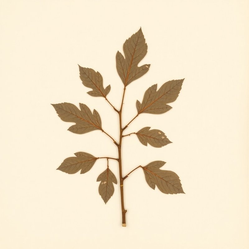 Juglans intermedia (Hind's Black Walnut) — botanical photograph