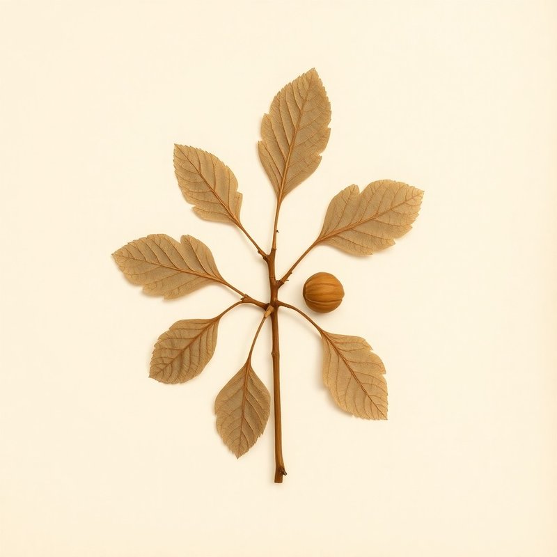 Juglans regia kamaonia (Walnut) — botanical photograph