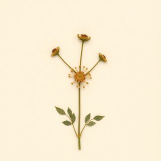 Kerria japonica (Bachelor's button) — botanical photograph