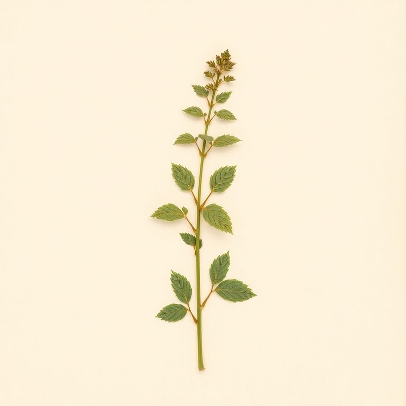 Melissa officinalis (Lemon balm) — botanical photograph