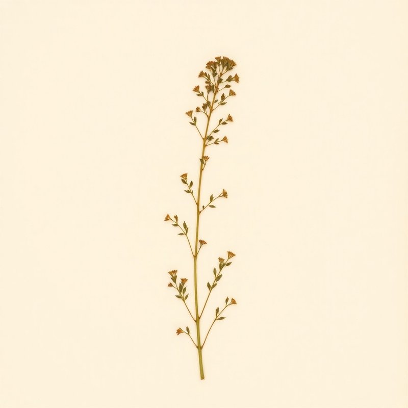 Lepidium latifolium (Dittander) — botanical photograph