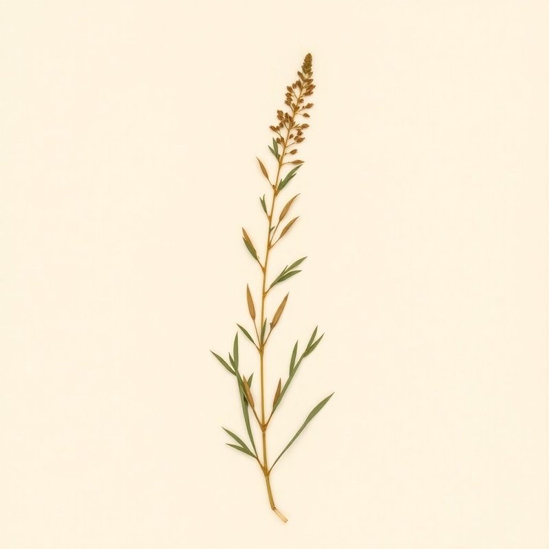 Lepidium ruderale (Narrow Leaved Peppergrass) — botanical photograph