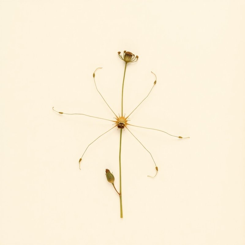 Leucas cephalotes (Spiderwort) — botanical photograph
