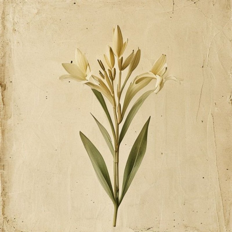 Lilium cernuum (Lilium cernuum) — botanical photograph