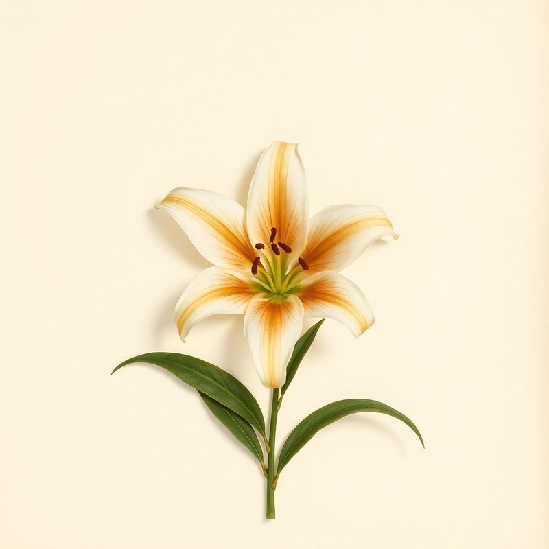 Lilium columbianum (Columbia Tiger Lily) — botanical photograph