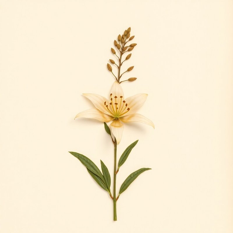 Lilium dauricum (Lilium dauricum) — botanical photograph