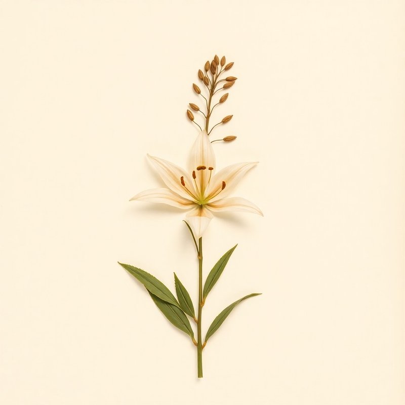 Lilium distichum