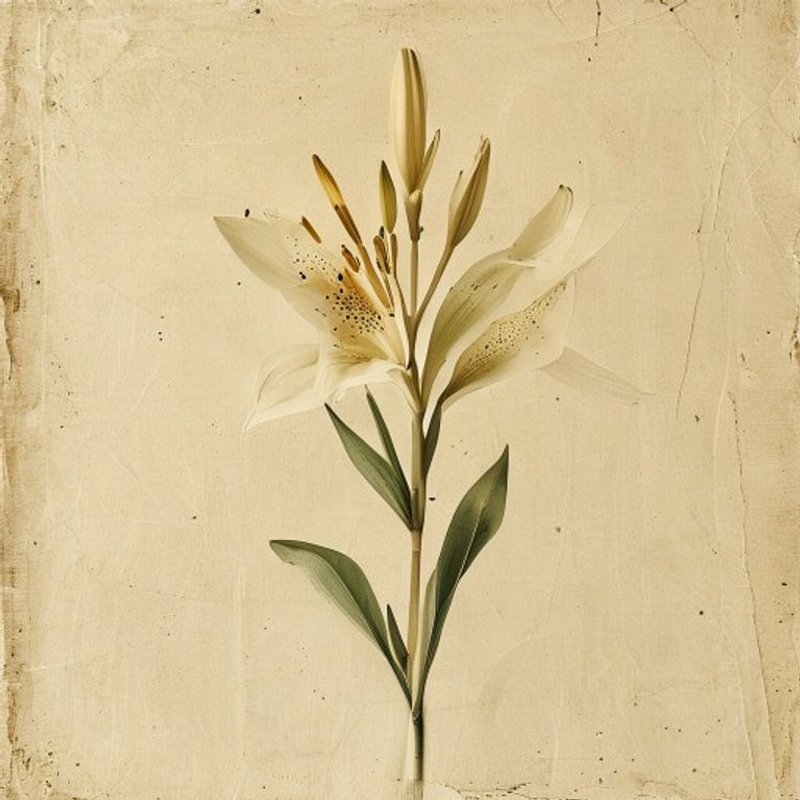 Lilium henryi (Henry's lily) — botanical photograph
