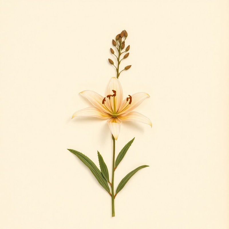 Lilium leichtlinii (Lilium leichtlinii) — botanical photograph
