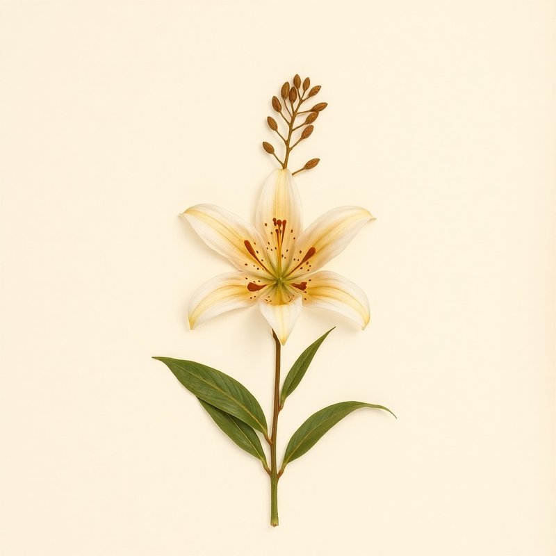 Lilium maculatum (Lilium maculatum) — botanical photograph