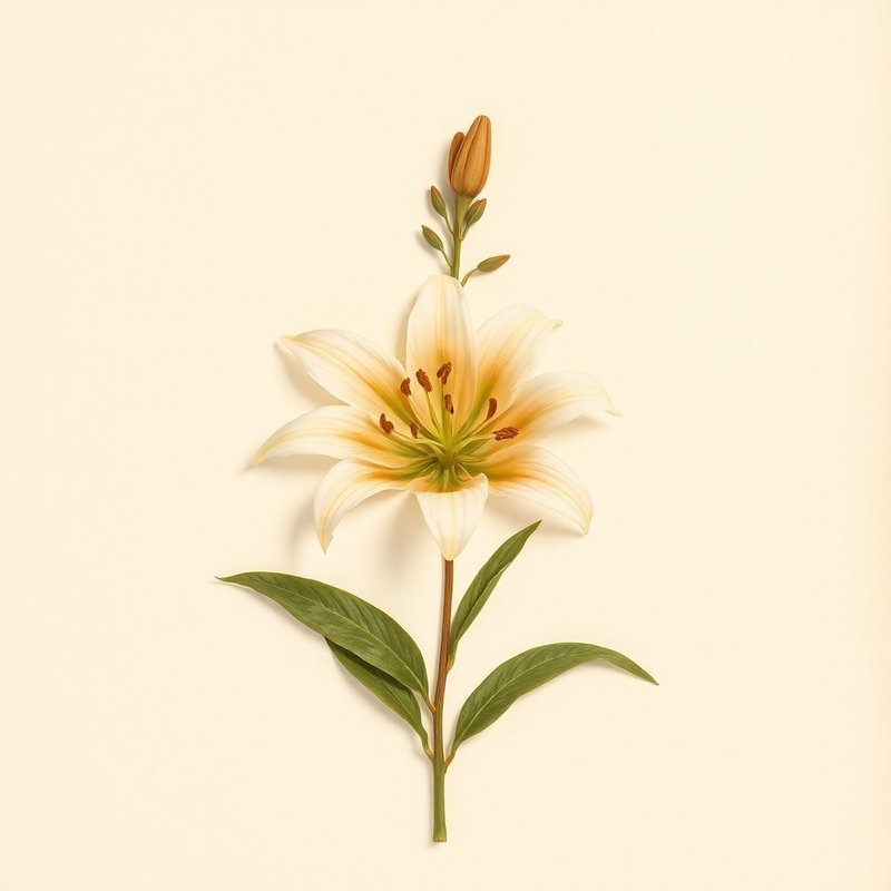 Lilium monanthum (Lilium monanthum) — botanical photograph