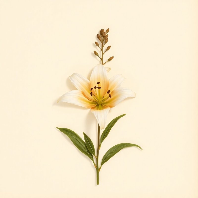 Lilium nobilissimum (Lilium nobilissimum) — botanical photograph