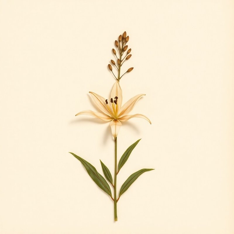 Lilium tsingtauense (Lilium tsingtauense) — botanical photograph
