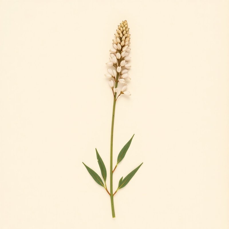 Lupinus mutabilis (Pearl Lupin) — botanical photograph