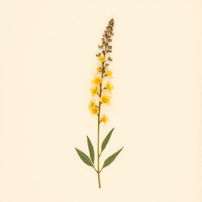 Lysimachia barystachys (Manchurian yellow loosestrife) — botanical photograph