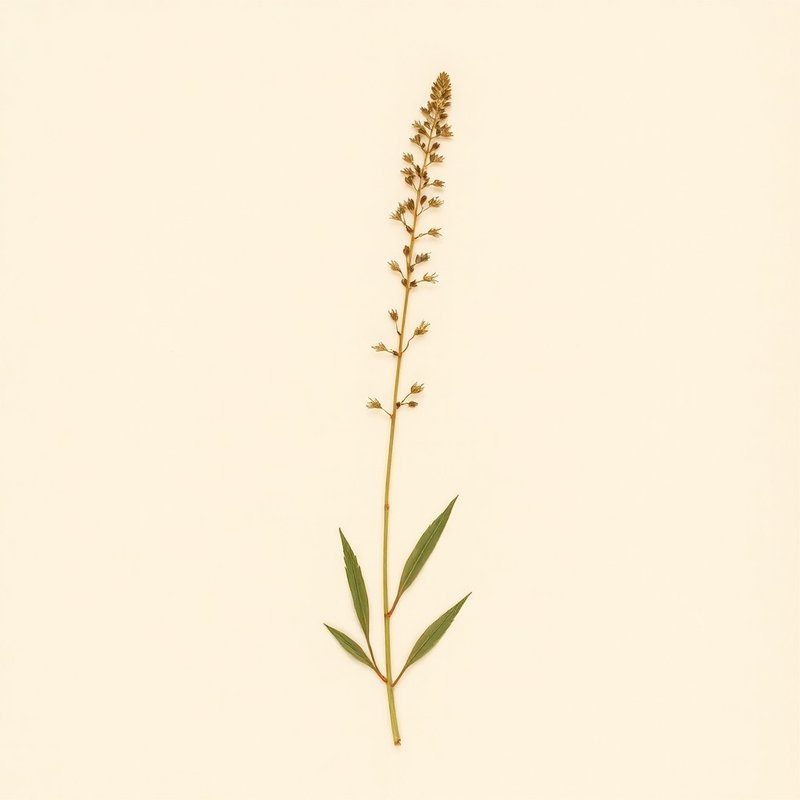Lysimachia clethroides (Gooseneck Loosestrife) — botanical photograph