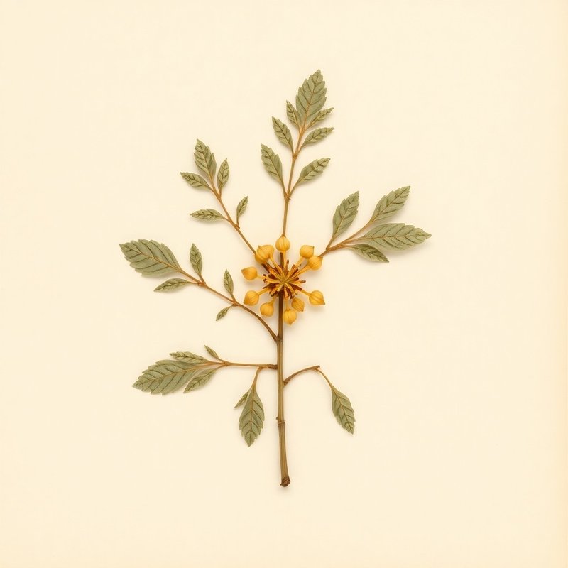 Maclura pomifera (Osage orange) — botanical photograph