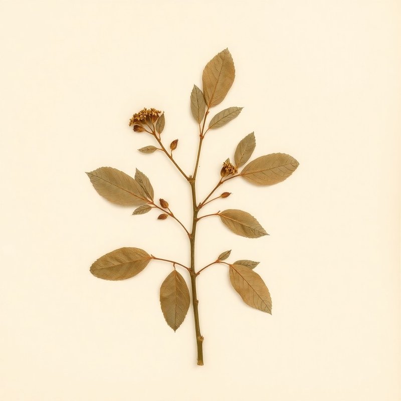 Malus bracteata (Malus bracteata) — botanical photograph