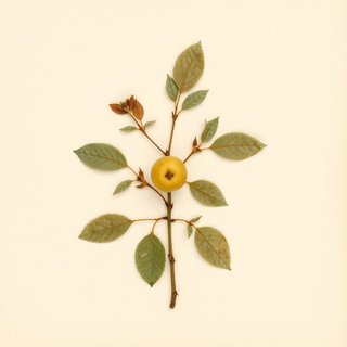 Malus brevipes (Shrub apple) — botanical photograph