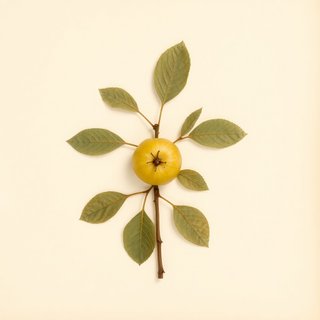 Malus prunifolia (Chinese Apple) — botanical photograph