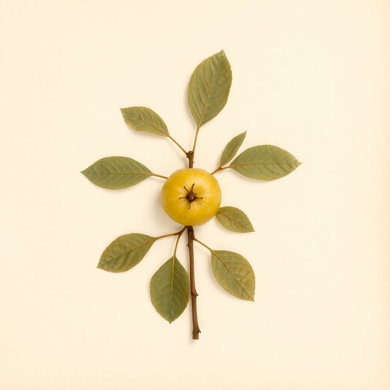 Malus prunifolia (Chinese Apple) — botanical photograph