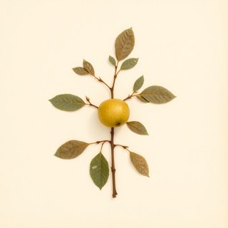 Malus pumila nervosa (Crab Apple) — botanical photograph