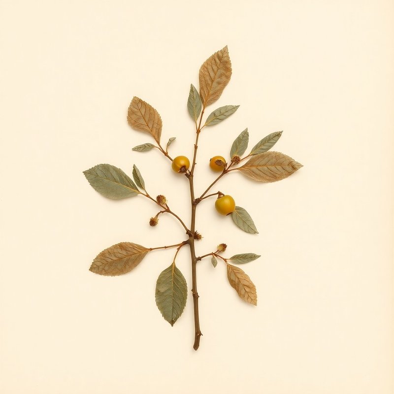 Malus x robusta (Malus x robusta) — botanical photograph
