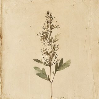 Melianthus major (Honey Flower) — botanical photograph