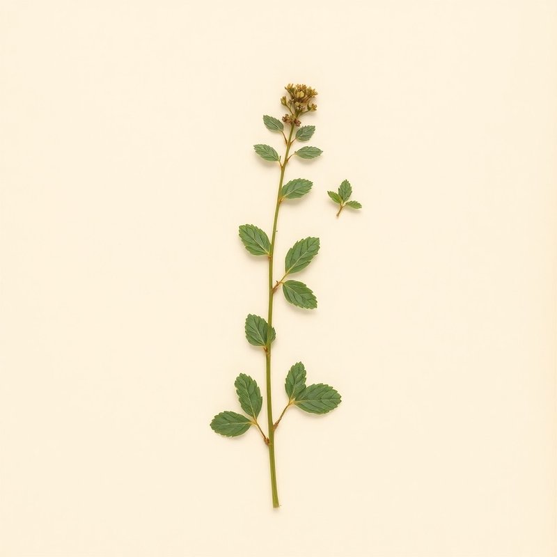 Mentha arvensis (Corn Mint) — botanical photograph