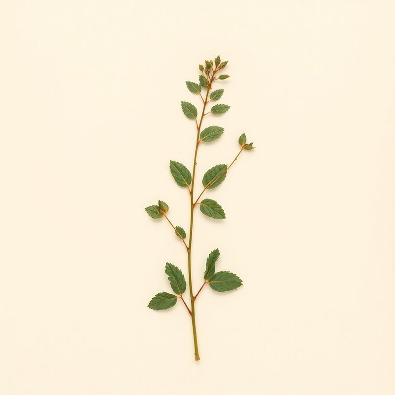 Mentha arvensis piperascens (Japanese Mint) — botanical photograph