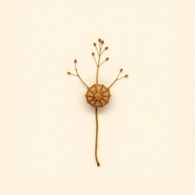 Mesua ferrea (Surli nut) — botanical photograph