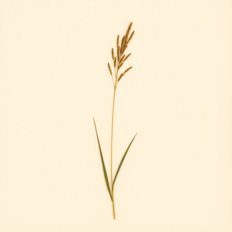 Miscanthus sinensis (Eulalia) — botanical photograph
