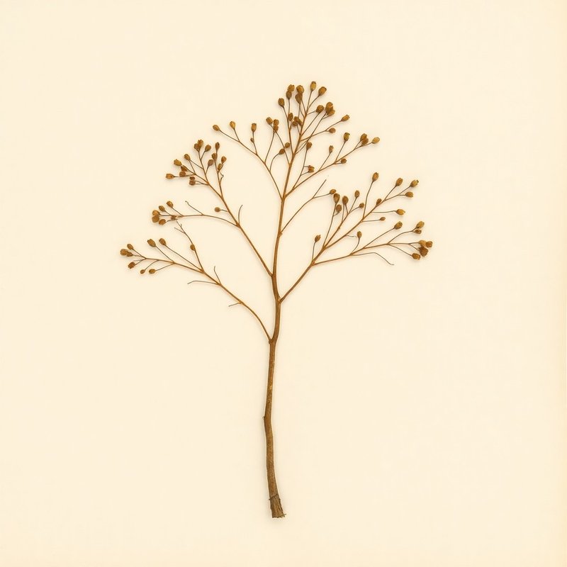 Monizia edulis (Carrot Tree) — botanical photograph