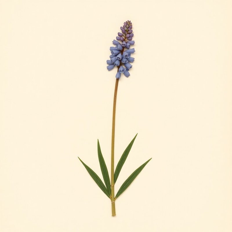 Muscari neglectum (Grape Hyacinth) — botanical photograph