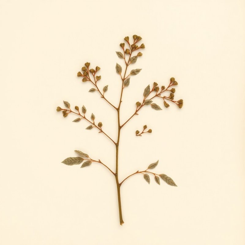 Myrica heterophylla (Bayberry) — botanical photograph