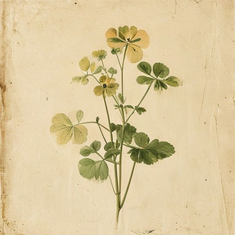Nasturtium officinale (Watercress) — botanical photograph