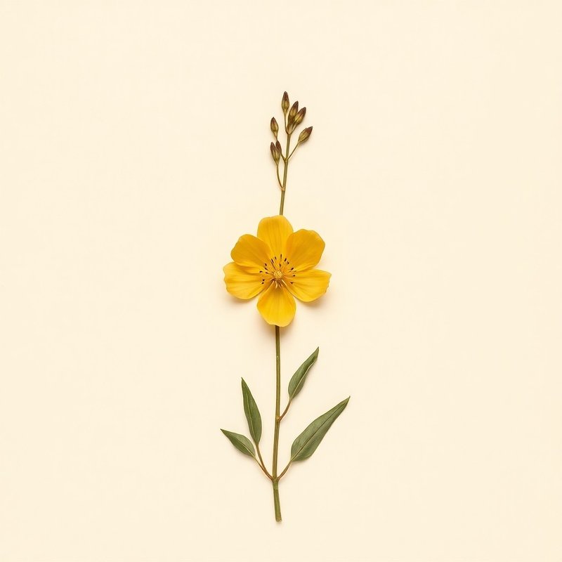 Oenothera brevipes (Golden Suncup) — botanical photograph
