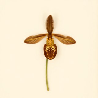 Ophrys fusca (Brown Bee Orchid) — botanical photograph